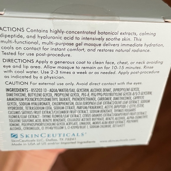 SkinCeuticals Phyto Corrective Masque - Soft Green 60 ml new unopened - Picture 2 of 3